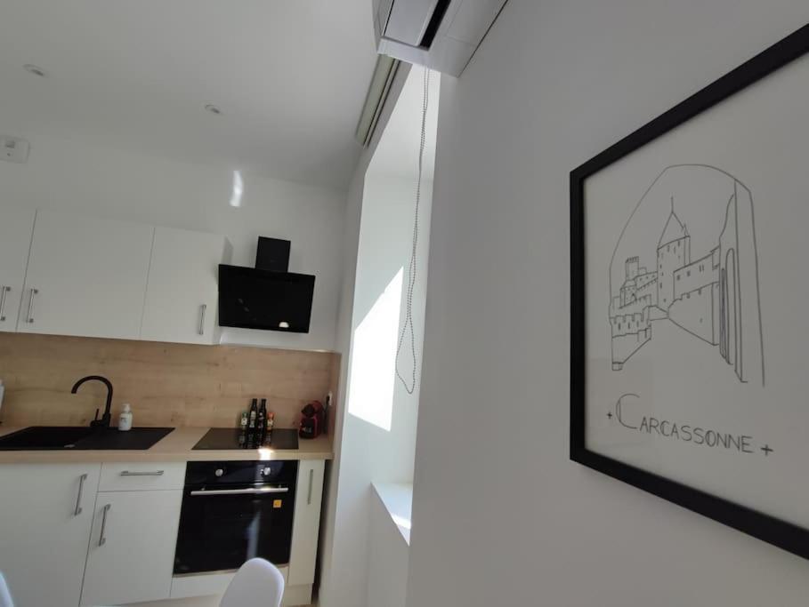 Pause Entre Cite Et Bastide *Clim *Wifi *Smart Tv Appartement Carcassonne Buitenkant foto